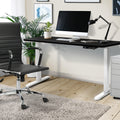 Oikiture 140cm Electric Standing Desk - Black