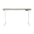 Oikiture 140cm Electric Standing Desk - Grey Oak