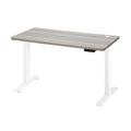 Oikiture 140cm Electric Standing Desk - Grey Oak