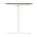 Oikiture 140cm Electric Standing Desk - Grey Oak