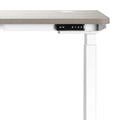 Oikiture 140cm Electric Standing Desk - Grey Oak