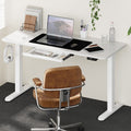 Oikiture 140cm Electric Standing Desk - Oak