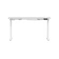Oikiture 140cm Electric Standing Desk - Oak