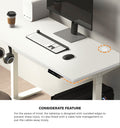Oikiture 140cm Electric Standing Desk - Oak