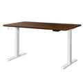 Oikiture 150cm Electric Standing Desk - Walnut