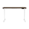 Oikiture 150cm Electric Standing Desk - Walnut