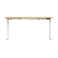 Oikiture 160cm Electric Standing Desk - Oak