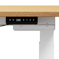 Oikiture 160cm Electric Standing Desk - Oak