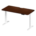 Oikiture 140cm Electric Standing Desk - Walnut