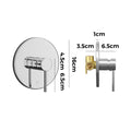 Welba Shower Mixer Tap Round Brass Bathroom Wall Tapware Chrome - product image 4