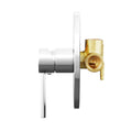 Welba Shower Mixer Tap Round Brass Bathroom Wall Tapware Chrome - product image 6