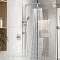 Welba Shower Mixer Tap Round Brass Bathroom Wall Tapware Chrome - product image 8