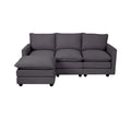 Oikiture 3-Seater Sofa with Ottoman