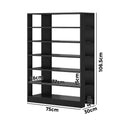 Oikiture 7-Tier Shoe Rack Storage Cabinet Organiser Black - product image 4