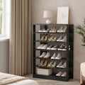 Oikiture 7-Tier Shoe Rack Storage Cabinet Organiser Black - product image 8