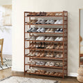 Oikiture 8-Tier Bamboo Shoe Rack