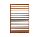 Oikiture Shoe Rack Storage Organizer Bamboo Stand 8 Shelves