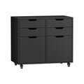 Oikiture Filing Cabinet - 2-Door 4-Drawer
