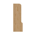 Oikiture Kids Bookcase Toy Organiser Cabinet Bookshelf with Chest - Natural