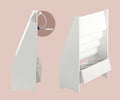 Oikiture Bookshelf - White - Lam