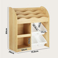 Oikiture Kids Storage - Walnut Bookshelf