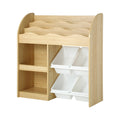 Oikiture Kids Storage - Walnut Bookshelf