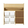 Oikiture Kids Storage - Walnut Bookshelf