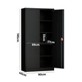 Oikiture Filing Cabinet - 185cm Lockable