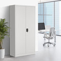 Oikiture Tall Filing Cabinet - White