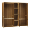 Oikiture Bamboo Wardrobe - Open