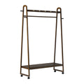 Oikiture Clothes Rack Garment Coat Stand Hanging Rail