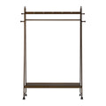 Oikiture Clothes Rack Garment Coat Stand Hanging Rail