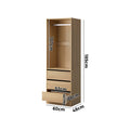 Oikiture Wardrobe - 3-Drawer Hanging