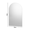 Oikiture  Arched Wall Mirror - Multi