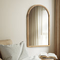 Oikiture  Arched Wall Mirror - Natural
