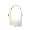 Oikiture  Arched Wall Mirror - Natural