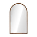 Oikiture  Arched Wall Mirror - Brown