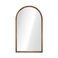 Oikiture  Arched Wall Mirror - Brown
