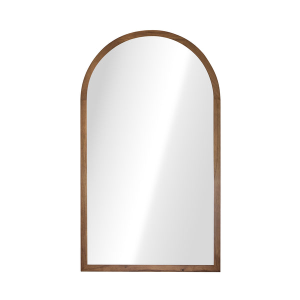 Oikiture  Arched Wall Mirror - Brown