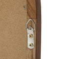 Oikiture  Arched Wall Mirror - Brown