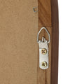Oikiture  Arched Wall Mirror - Brown