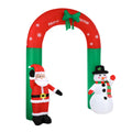 Tinseltown 2.4M Christmas Inflatable Archway Xmas LED Lights Outdoor Decoration