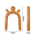 Tinseltown 3M Christmas Inflatable Archway Gingerbread Man Arch Xmas LED Lights