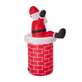 Tinseltown 1.8M Christmas Inflatable Santa Chimney LED Lights Outdoor Decoration