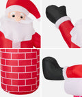 Tinseltown 1.8M Christmas Inflatable Santa Chimney LED Lights Outdoor Decoration