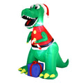 Tinseltown Christmas Inflatable Dinosaur 1.8M Xmas LED Lights Outdoor Decoration