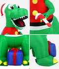 Tinseltown Christmas Inflatable Dinosaur 1.8M Xmas LED Lights Outdoor Decoration