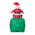 Tinseltown 1.8M Christmas Inflatable Santa Gift Box LED Light Outdoor Decor