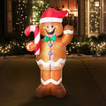 Tinseltown 1.5M Christmas Inflatable Gingerbread Man LED Light Party Decor