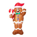 Tinseltown 1.5M Christmas Inflatable Gingerbread Man LED Light Party Decor